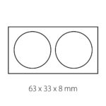 Rotu kastīte Premium melnā kaste laulību gredzeniem 72x42x20mm - Image 4