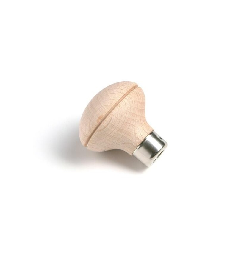 mushroom-shaped-beech-wood-handle-for-buril Sēnes formas dižskābarža koka rokturis burilam - Image 1