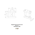 Magnētiskais presēšanas formēšanas rāmis Durston - Image 2