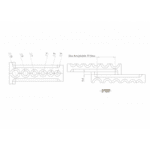 Veidne (6 kanāli, 100 mm) Durston - Image 2