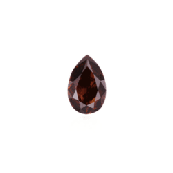 brown cubic zirconia pear 6x4mm 702.50001