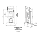 20t hidrauliskā prese Durston - Image 3