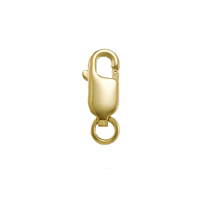 Clasp with jump ring 14k 585 gold jewellery finding Ķēdes aizdare 11 mm, 585. proves zelts, 0,7 g - Image 1