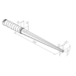 Gareniski nošķelts gredzena stiprinājums 6,5x8,5-18x23mm Durston - Image 2