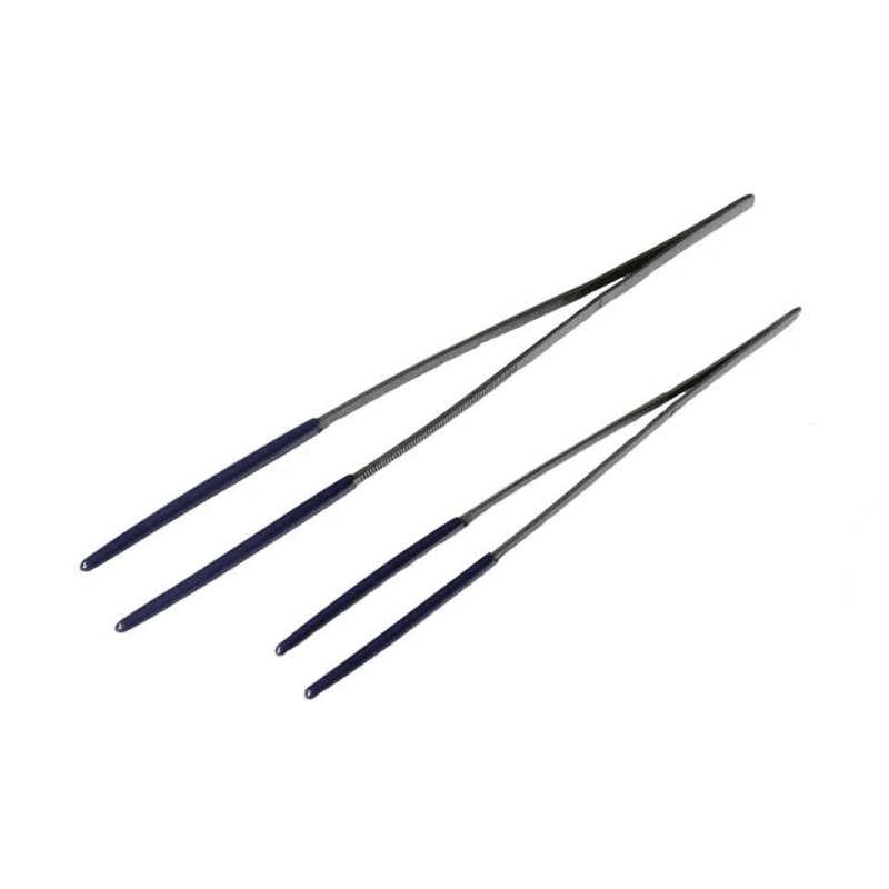 Assortment tweezers with PVC-coated tips Augusta 4118.S2 Pincete ar PVC pārklājuma uzgaļiem – 2 gab. komplekts - Image 1