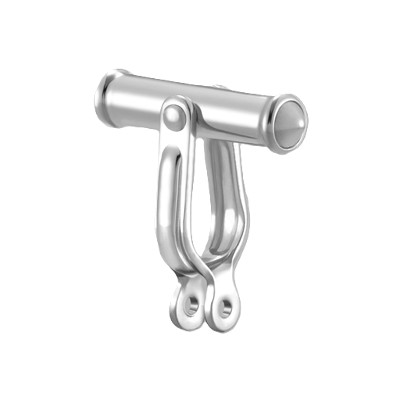 203.32501 21-2-ANTIQUE-古典式 Aproču pogu stiprinājums S74, sudrabs, 2,2 g - Image 1