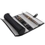 Nr. 904 Rotaslietu futrālis - Melns / Pelēks velūra interjers - Image 2