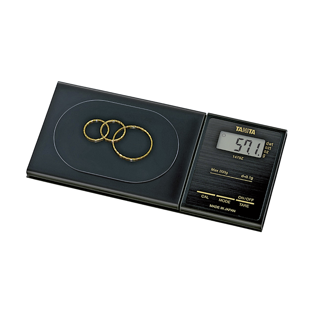 Tanita 1479Z Digital Pocket Scale 200g, 0,1g 5597_1479Z_58837 Tanita 1479Z Digital Pocket Scale 200g, 0,1g