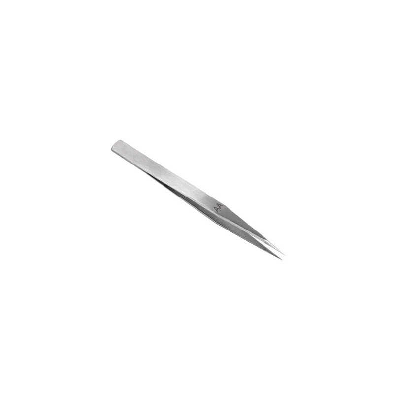 T1900_Stainless steel Tweezers, Anti-magnetic, 130mm AA tērauda pincetes 13 CM īpaši smalks gals - Image 1