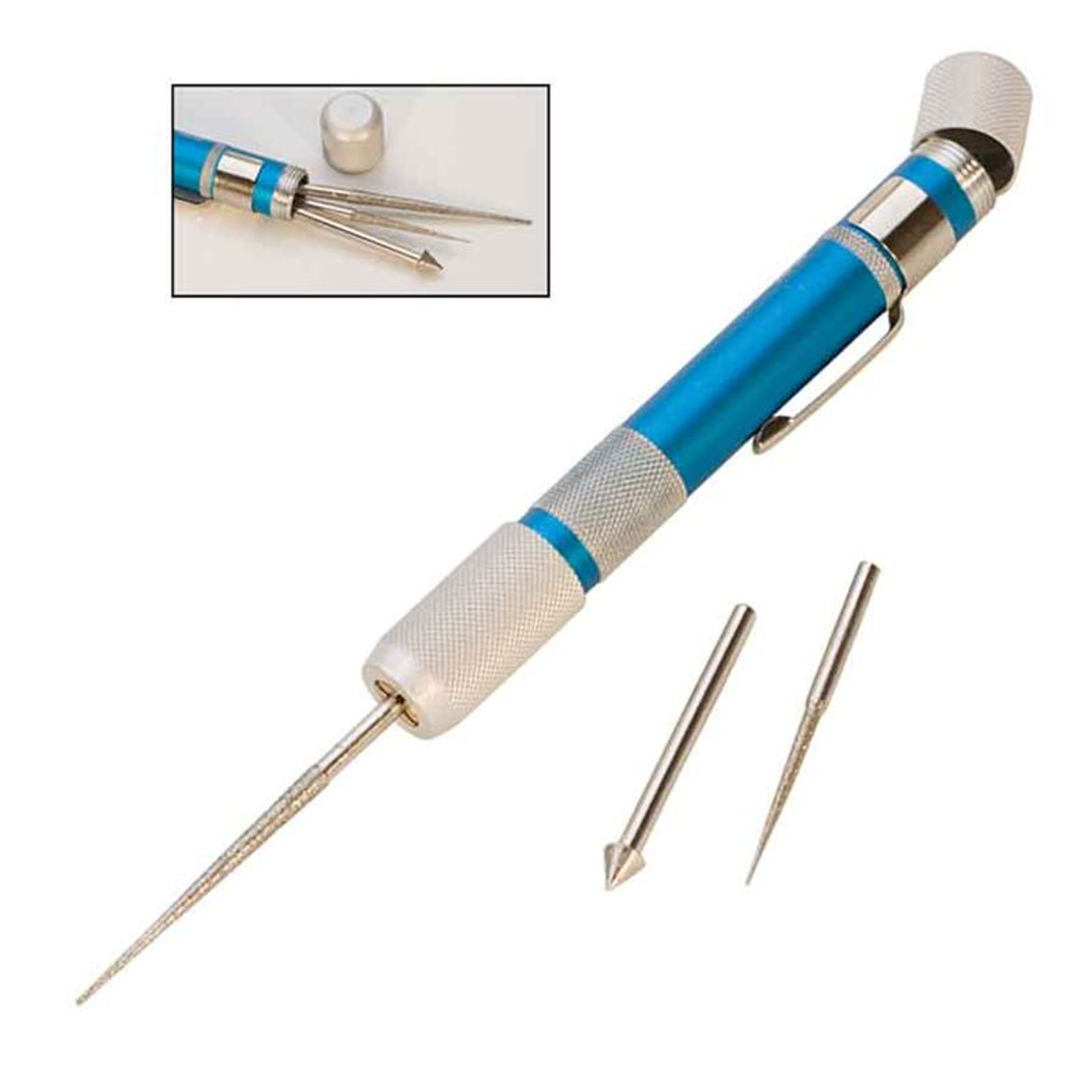 Griffin deluxe Bead Reamer Diamond Coated Set With Three Tips Griffin deluxe Bead Reamer Diamond Coated Set With Three Tips