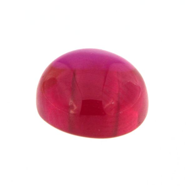 Synthetic Ruby Cabochon KRA0019 Sintētiskais rubīns 5,0 mm - Image 1