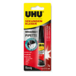 UHU Superglue ar pipeti 3g