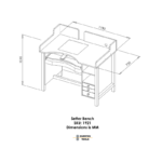 Ielīmēšanas darbagalds Durston - Image 5