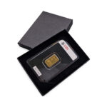 Bostonas rotu kastīte investīciju zelta stieņiem vai vizītkartēm