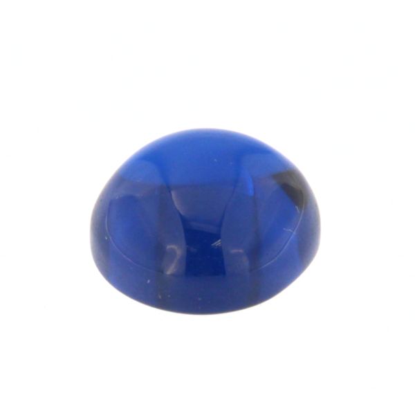 Blue synthetic spinel cabochonSXA0034 Sintētiskais zilais spinels 3,0 mm kabošons - Image 1