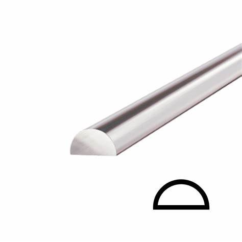 Half-round silver wire 925 proves sudraba stieple 1,50 x 0,8 mm, pusapaļa, mīksta - Image 1