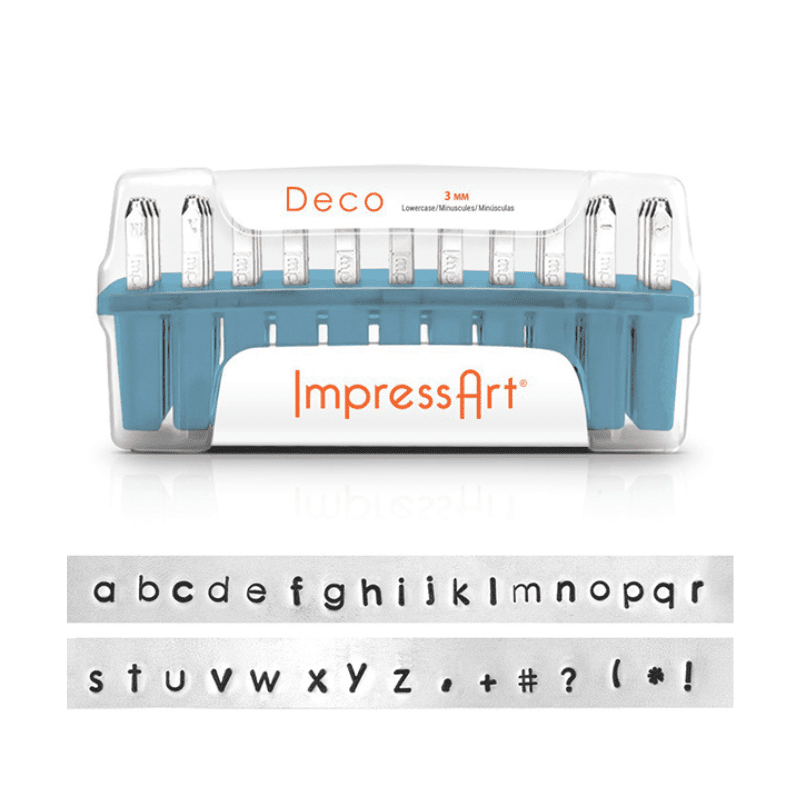 ImpressArt stamps 3870.1323A3 ImpressArt zīmogi Deco mazie burti 1,5 mm - Image 1