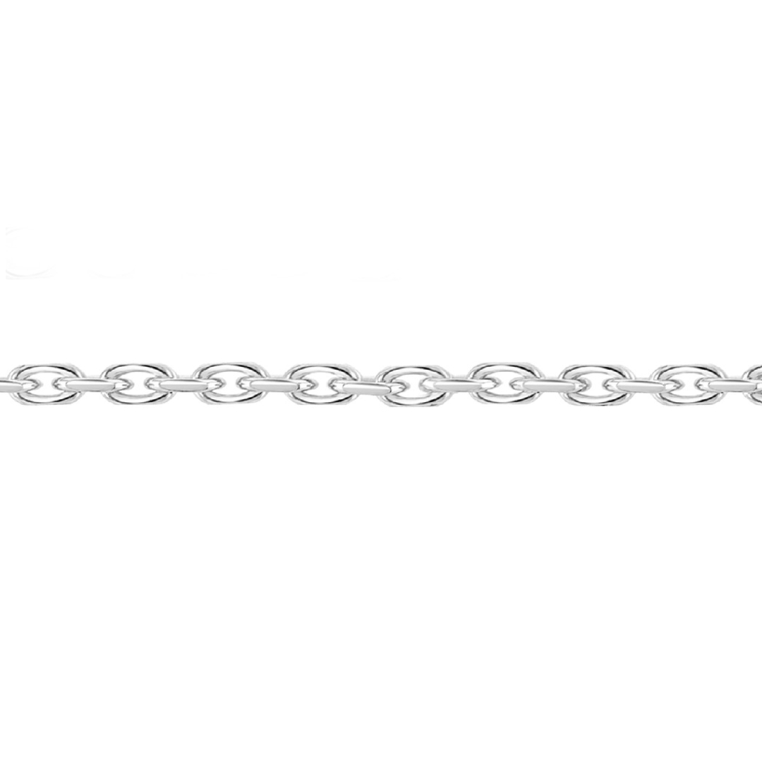 anchor chain faceted af06 (1) Enkura ķēdīte ar fasetēm 1,9 mm AF06, sudrabs 925 - Image 1