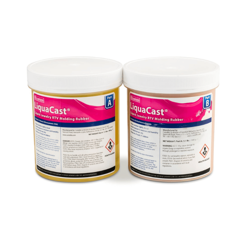 Castaldo liquacast Molding rubber Šķidrā vulkanizējošā gumija LiquaCast® RTV 1kg komplekts - Castaldo - Image 1