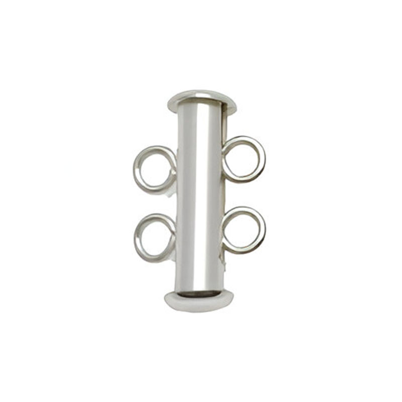 203.2601_Pearl lock, 2 rows, Sterling silver Pērļu slēdzene, 2 rindas, 925 sudrabs - Image 1