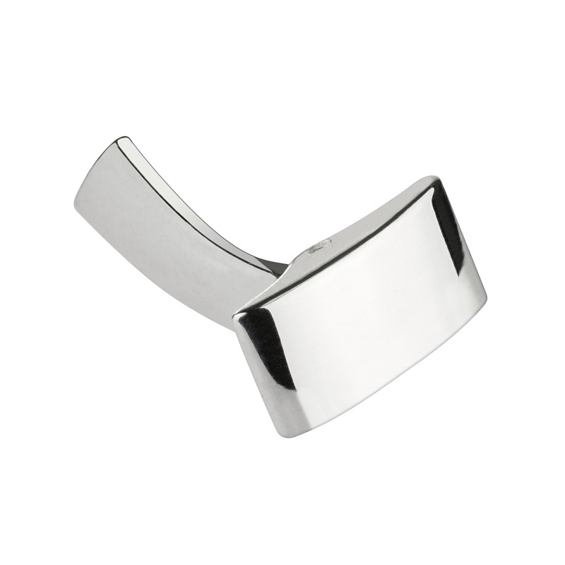 203.886_Cufflink post Flat Whale Tail Plakanā vaļa aste - Image 1