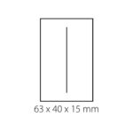 Melnā kaste aproču pogām, 7x4,5x3,5cm - Image 3