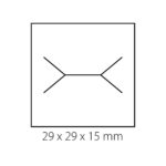 Kaste Melnā kaste, mazs gredzens, 3,5x3,5x3,5cm - Image 2