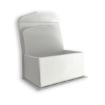 Kārbiņa laulību gredzeniem Milano baltā krāsā - Image 2