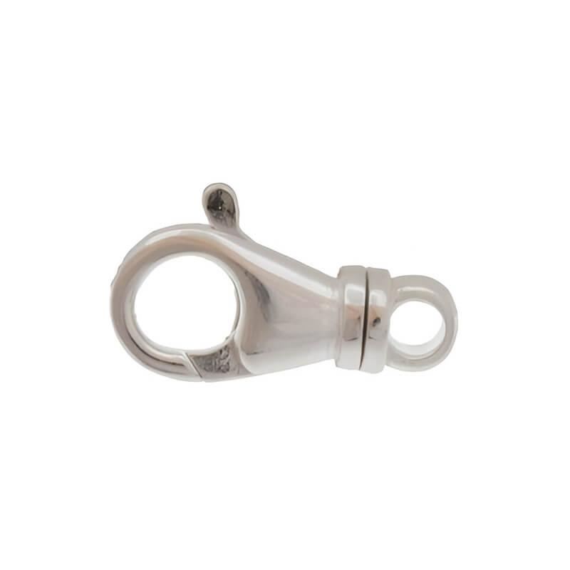 203.1462S_carabiner, sterling silver, 14mm Sudraba karabīne 14 mm - Image 1