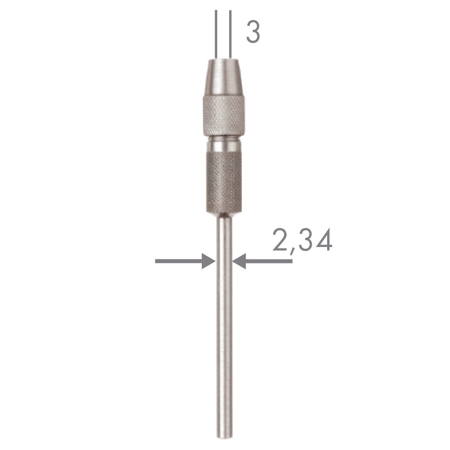 HATHO mandrell kruviga 313030 HATHO tapu ieliktnis ar piemērotu caurumu - Image 1
