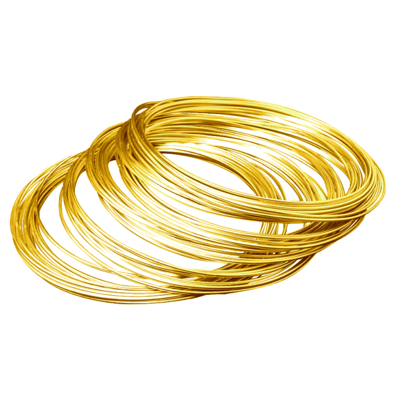Gold wire 999,9 zelta stieple 0,50 mm - Image 1