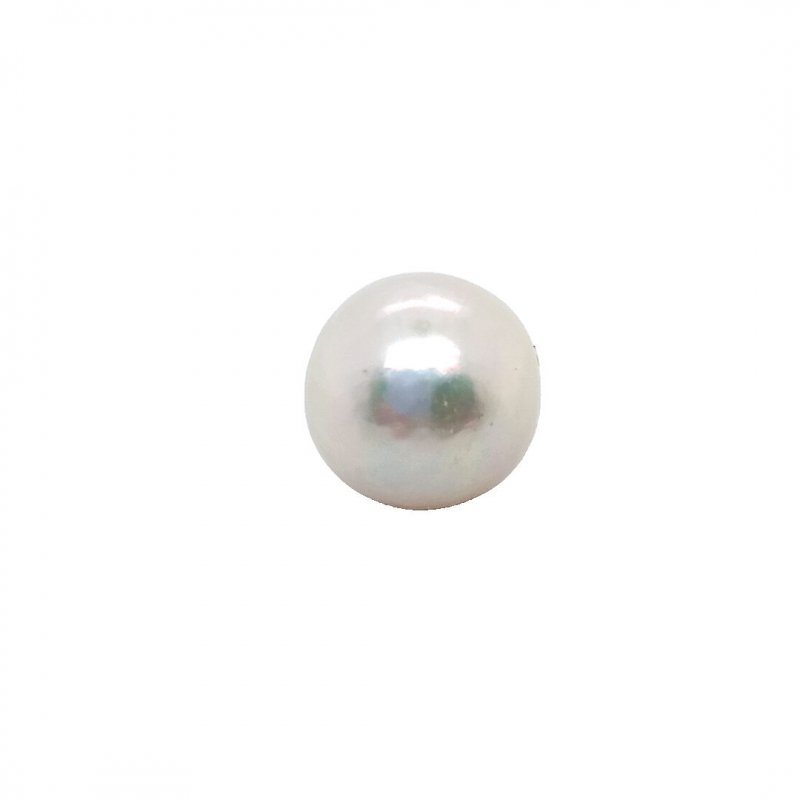 72890_Pearl white, 9-10mm, half drilled Pērļu baltā krāsā, 9–10 mm, pa pusei urbti - Image 1