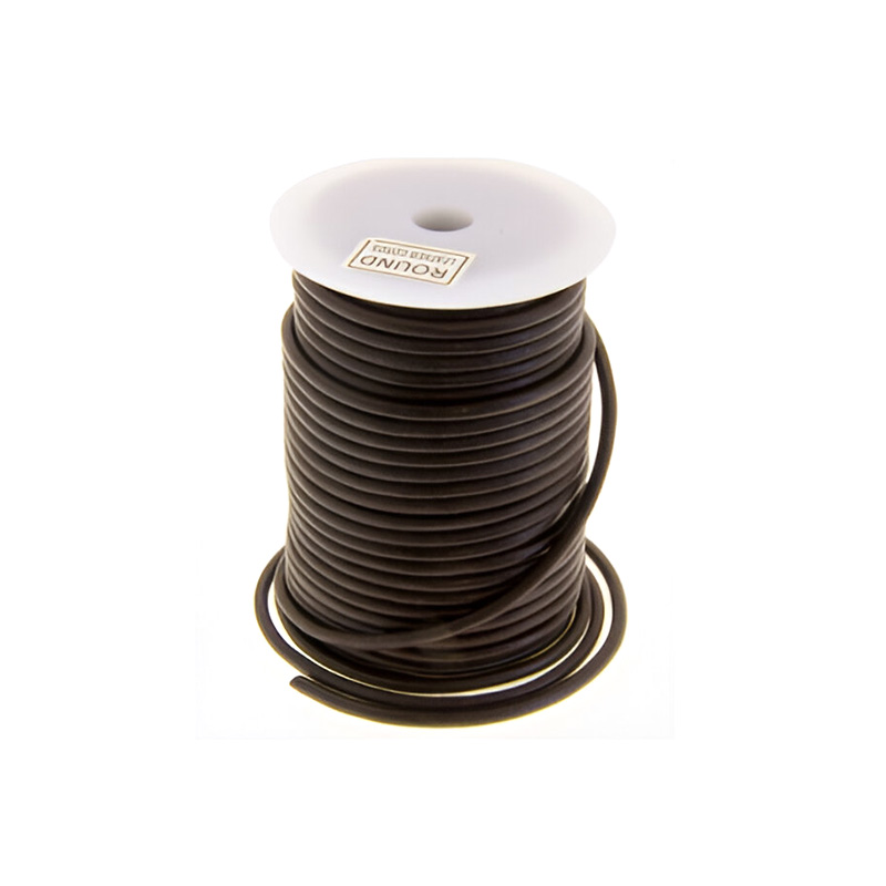 202.03000 Ādas aukla 2,0 mm, tumši brūna - Image 1