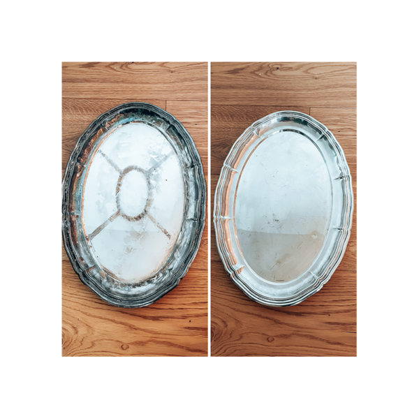 Hagerty silver polish before and after results