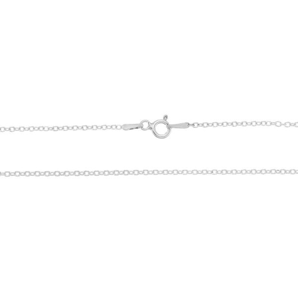 anchor chain for necklace sterling silver 925 a040 50cm 31800