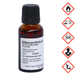Sudraba testēšanas skābe köhler special chemicals 810.9364