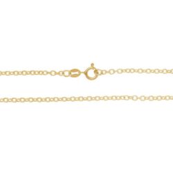 zelta pārklāta ankeru ķēde sudraba925-a-060-50-cm