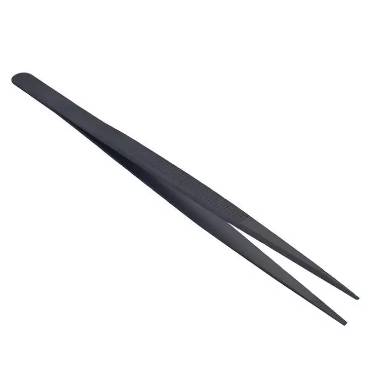 melni skavas 16 cm akmeņiem Black Diamond pincetes (16 CM). Izcila kvalitāte gemoloģijas pincetes. 160mm