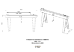 Augstākās klases stiepļu vilkšanas galds 1800 mm Durston - Image 2