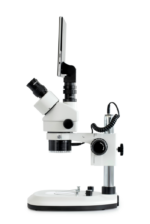 Stereo Zoom Microscope, Trinocular, Greenough. 0,7-4,5×. HWF 10×20. 3W LED, KERN - Image 4